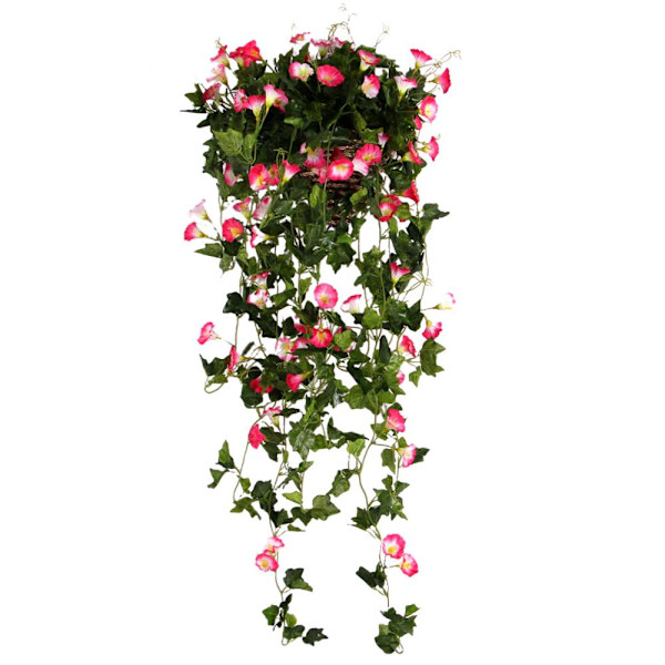90cm Konstgjord Siden Dekor Mörk Blomma Hängande Blomman för dagen Hem Fest Ros