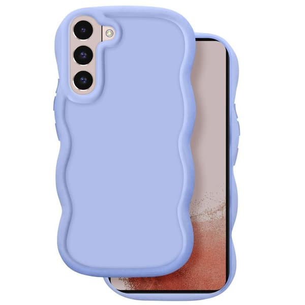 [RM]Skal - AVIZAR - Samsung Galaxy S22 - Silikon Antichock - Modern Design - Lavendel Violett