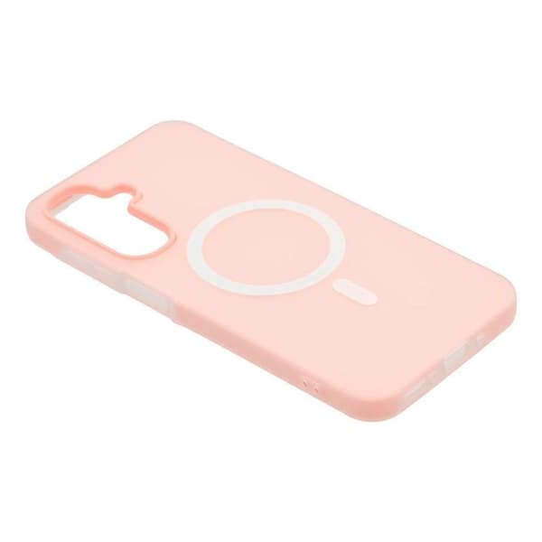 [RM] Kompatibelt etui til Samsung Galaxy A54 5G, kompatibelt med MagSafe, PC + TPU mat telefoncover Pink