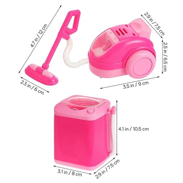 Mini keittiösetti lelu pesukone lapsille 1 setti teeskentelylelu