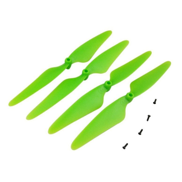 motor+propeller+bumpers+lageraxlar för hubsan x4 h502s h502e h507a grön