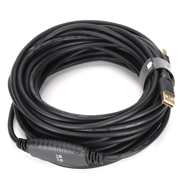 [RM]Mindpure skriverkabel US009 Full kobberkjerne USB2.0 10 meter svart dataskriverdatakabel for skriverkopiator