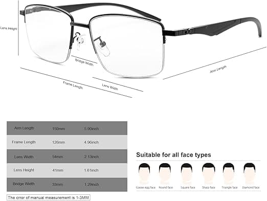 Progressive Photochromic Multifocal Reading Glasses Spring Hinge Computer Sunglasses Anti Eyestrain Eyewear[RM]