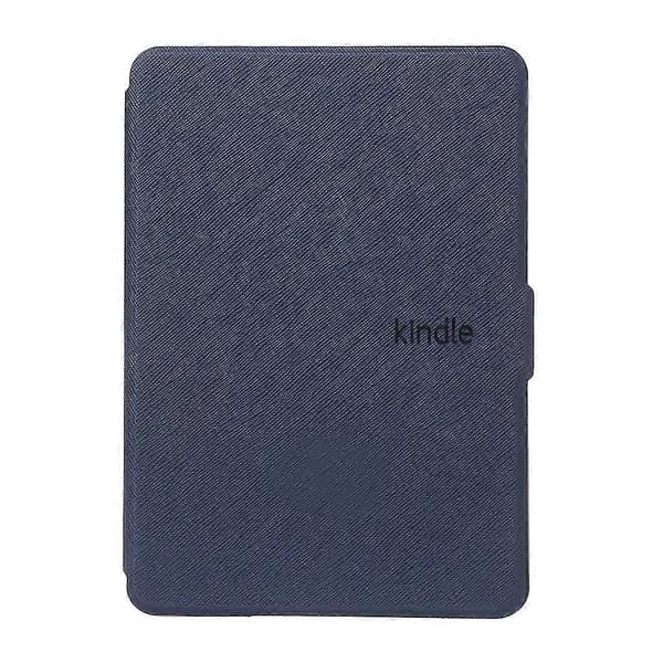 6' läderfodral för Kindle Paperwhite 3/2/1 E-bokläsare DP75SDI Dark blue