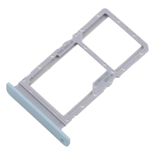 För Nokia G22 KOMPATIBEL SIM-kortshållare + SIM-kortshållare / Micro SD-kortshållare (Blå) Blue