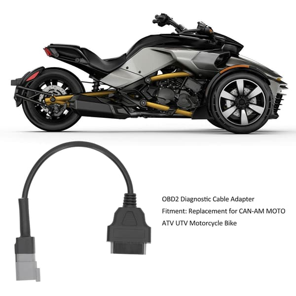 6-polet til 16-polet diagnostisk kabeladapter til Can Am Moto ATV UTV motorcykel