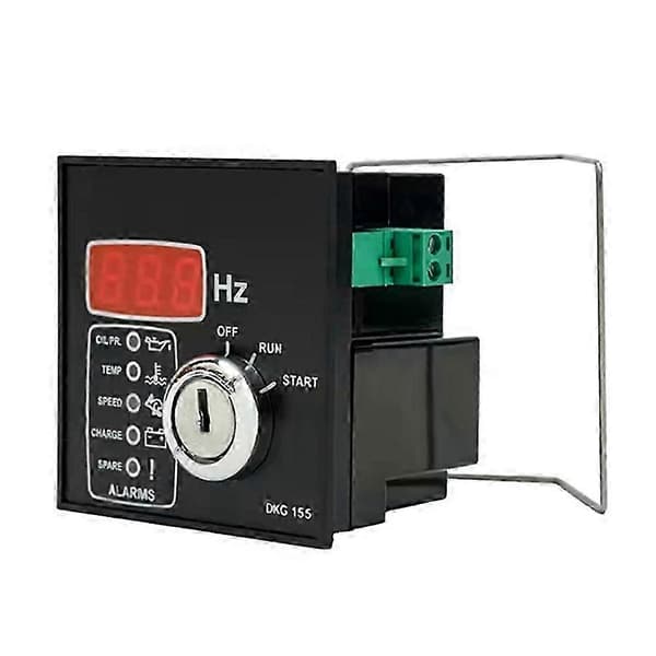 DKG155 Generator Motorstyring Automatisk Start Stop Motorstyringsmodulpanel til Motorgenerator Black