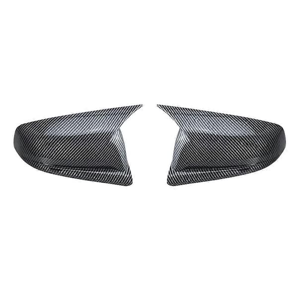 Bil bakspeil sidedeksel vingehette utvendig dørhus skall trim ABS-klistremerke for USA 2012-20 Carbon Fiber Pattern