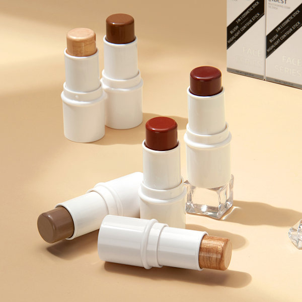 Multifunktionell makeup-stick high light repair volume blush stick läppglans brightening repair volume stick QF72 5 blush stick