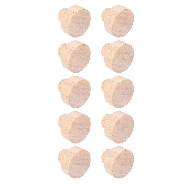 [RM]Träskåpsknopphandtag för låda, 10 st, beige material