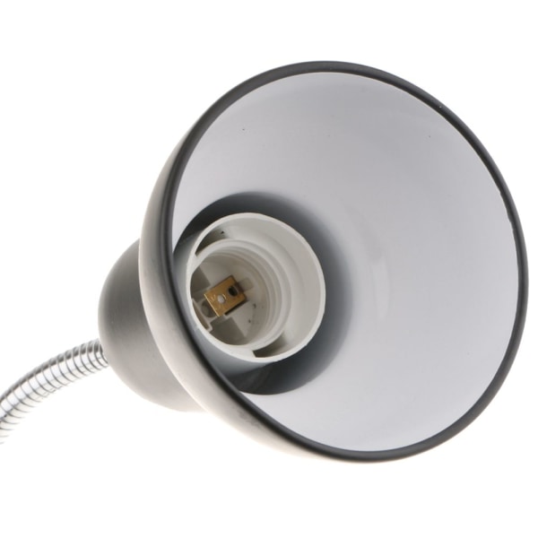 Flexibel Reptil Lamphållare E27 Bulb Bordslampa Hållare Eu Plug Black