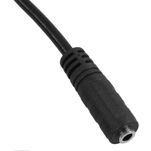 1m 3,5 mm Aux analogt stereo-lyd Y-adapterkabelledning Tr