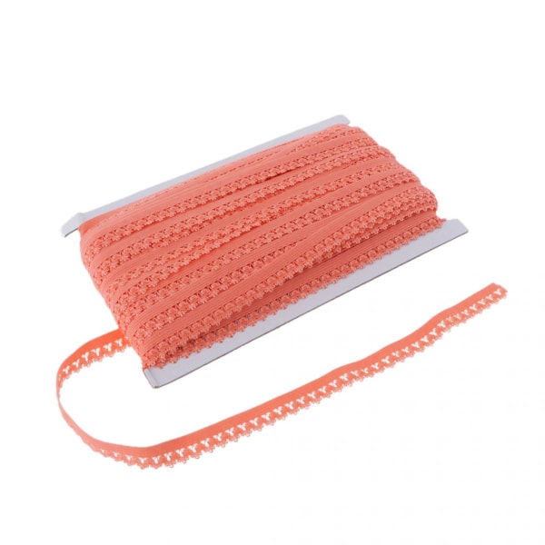 50 yard elastiskt spetsband för pannbandskläder orange