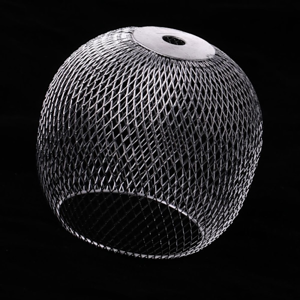 Bordslampskärm i järn, modern standardskärm, liten lampskärm, silver #1