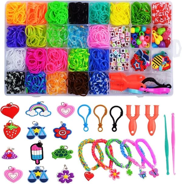 [RM]1500 Dele . Loom Bands Sæt 250