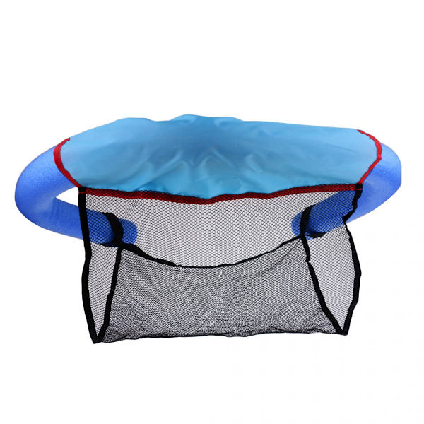 Flytande poolnudel-sling mesh flytande stol simstol vattenleksaker blå