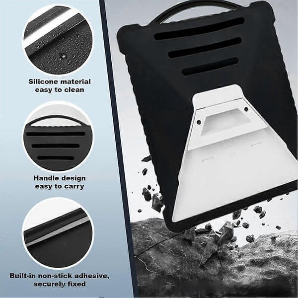 For StarLink Mini Silicone Protective Case Anti-Shock and Anti-Fall Travel Full Coverage Protective Case Black