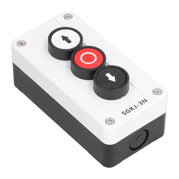 [RM]Momentary Switch Station Box Up Down Stop Control Push Button for Winch Rolling Door Truck Tail Lift SGKJ-3N