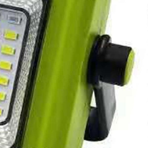 [RM]Bærbar solcellelampe lithiumbatteri multifunktionel nødbelysning til udendørs camping grøn A-B