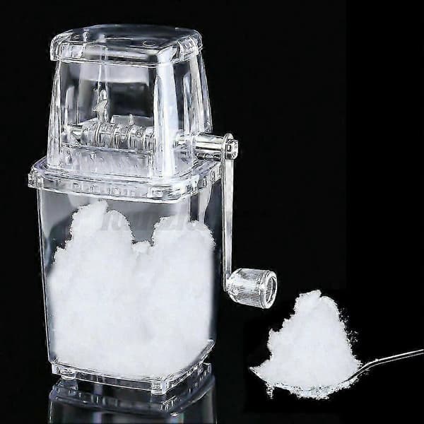 Lille hånddrevet isbarbermaskine multifunktionel smoothie-maskine White