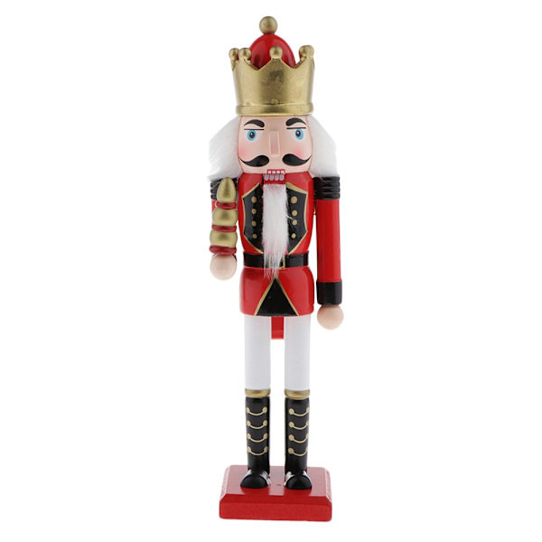 30cm Nötknäppare Trä Soldat Figurer Modell Docka SB58349 Röd
