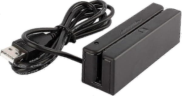 USB MSR90 3-spårs magnetkortläsare och -skrivare med hög koercivitet