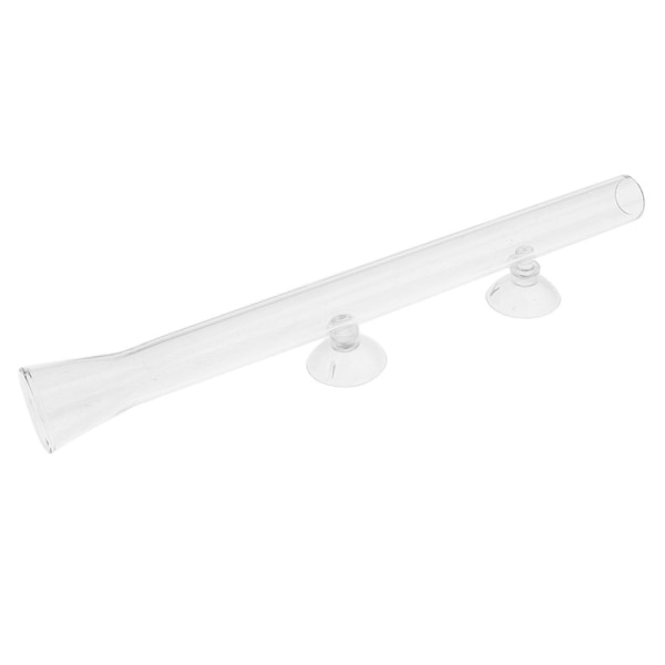 Akvarium Klar Glas Räkfoder Matare Rör Skål Matare Slanghållare 250mm