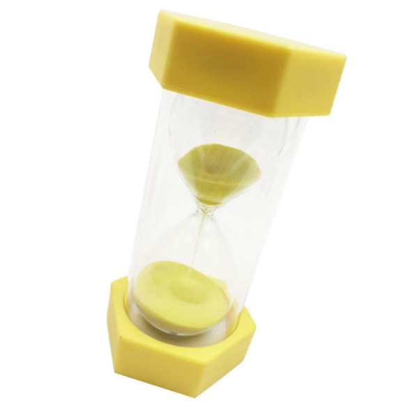 timglas sand timglas klocka timer kichen träningstid 15min gul
