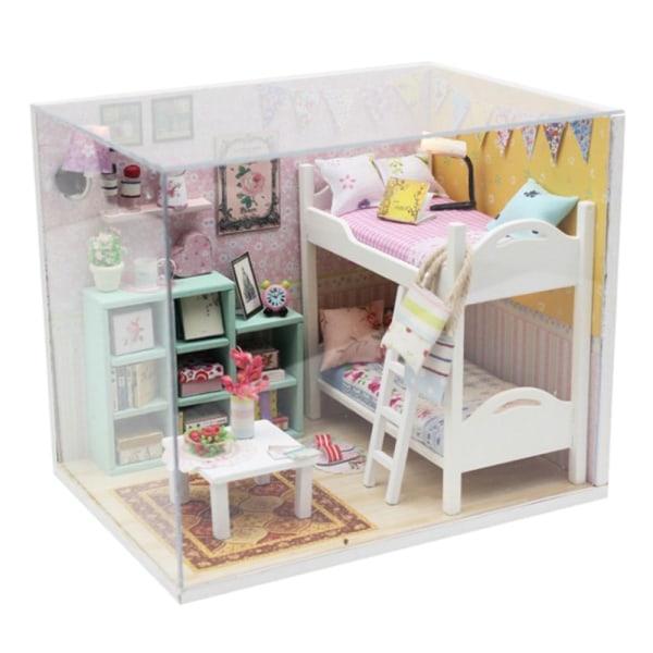 Miniatyr dockskåp gör-det-själv hus