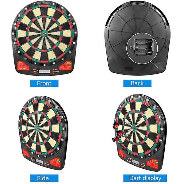 Elektronisk darttavla med LED, 32 spel och multi-player