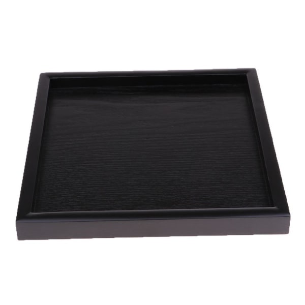 Trä rektangulär bricka sandbord basmodell scenställ 33x33cm