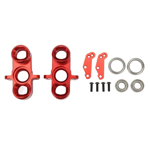 RC Front Steering Cup Aluminum Alloy Lightweight Replaceable Decorative RC Car Parts for ARRMA 1/7 1/8 Red
