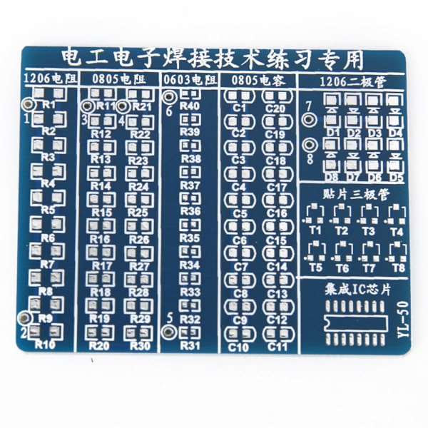 Komponent Cms Kit DIY SMT Lödd