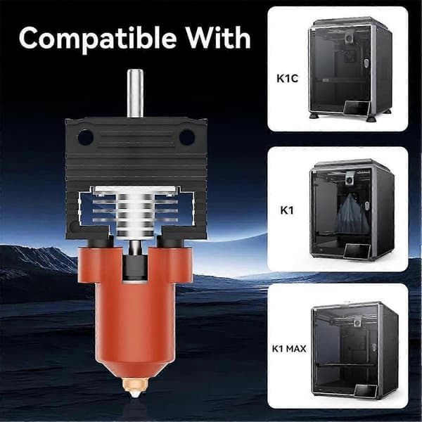 3D Printer Tilbehør -10 3 Hotend Kit 24V 40W Ekstruder Dyse 0.4mm