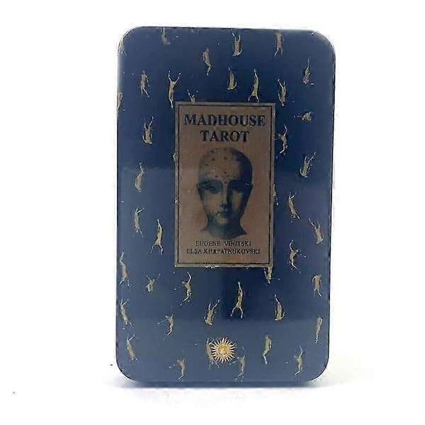10x6x4 cm Madhouse Tarot Iron Deck -korttipeli paperiohjeella KB