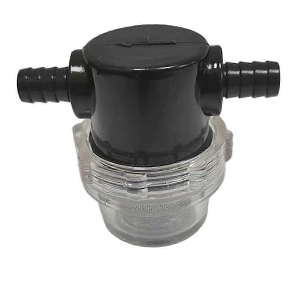 1/2 tomme vandpumpesi til 3/8 tomme slangestuds in-line si, passer til 12V DC vandpumpe Black