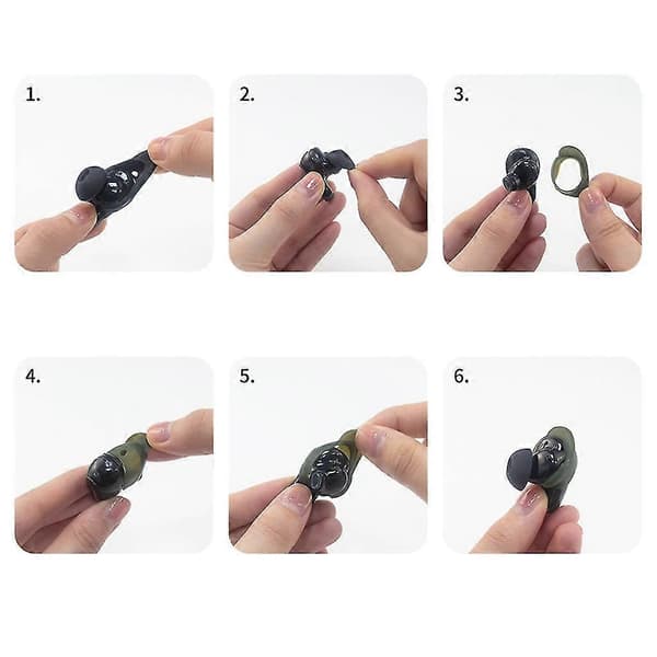 [RM]Bose QuietComfort Earbuds II/Ultra Silicone Ear Tips, Dustproof Protective Case for Secure Fit & Hygiene Blue