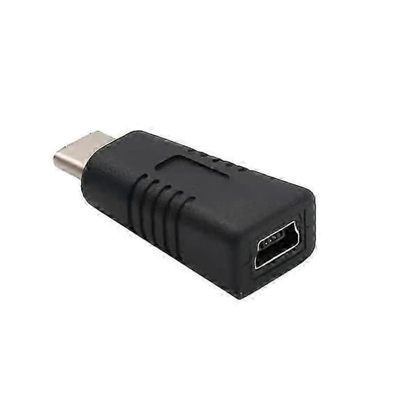 Telefon mini USB hona till typ C hane omvandlare stöder laddning dataöverföring [MI]