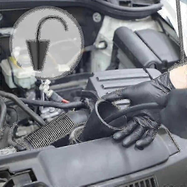 Rökkonläckagedetektor - Bärbar konadapter för bilavgaser