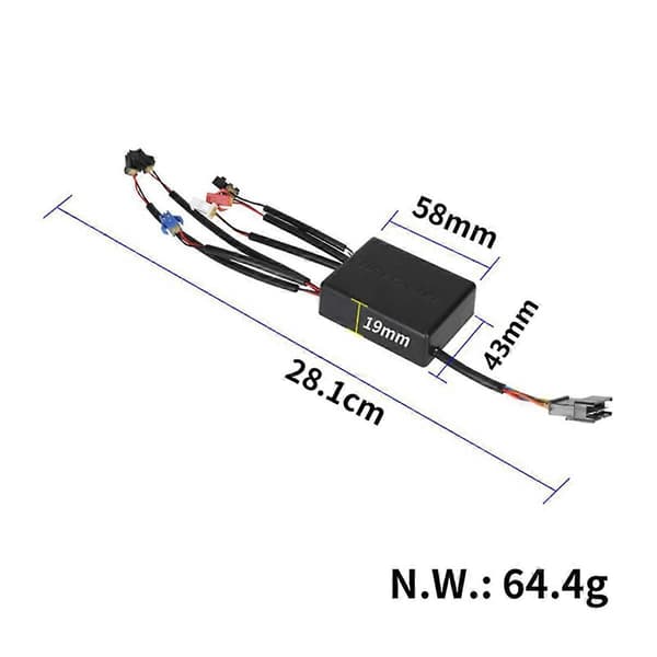 Lampemodul for G2 Master El-scooter Skateboard Lyskontroll Tilbehør Black