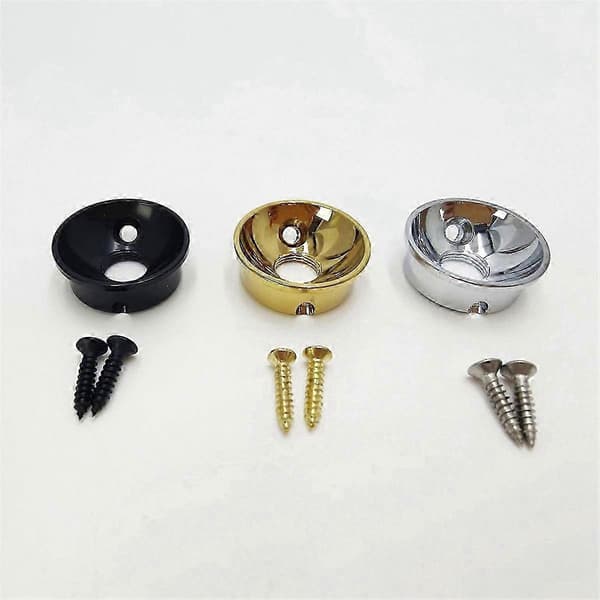 TL Rund Fatning Elektrisk Guitar Audio Output Jack Fatning Guld
