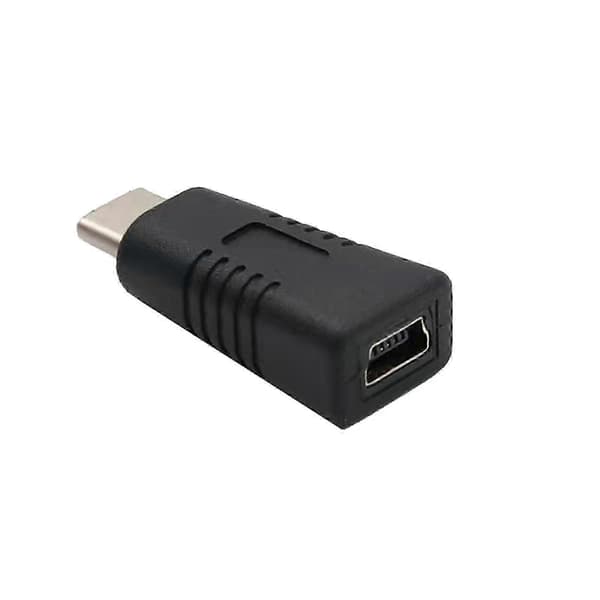 Telefon mini USB hona till typ C hane omvandlare stöder laddning dataöverföring [MI]