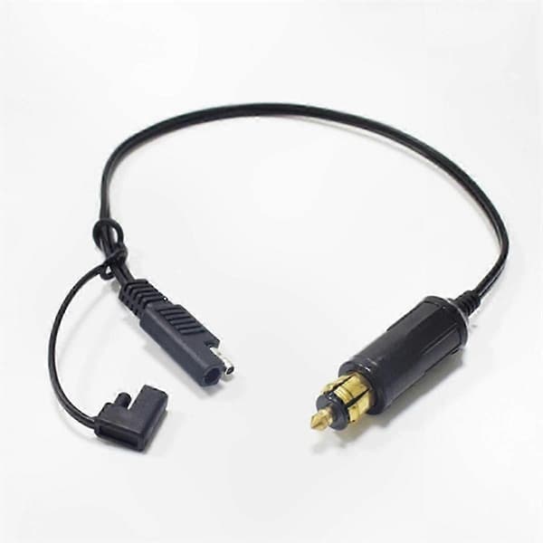 Motorcykelbatteriadapterkabel med DIN Hella Powerlet til SAE og SAE til SAE-stik, sort SZRH 5 5