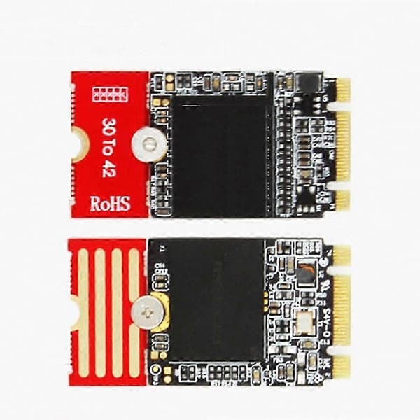 M.2 NVMe SSD-adapter til størrelserne 2230, 2242, 2260, 2280 Red