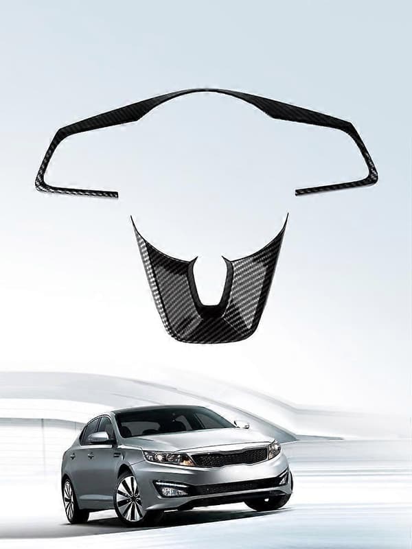 Til Kia Optima K5 2016-2020 Kulfiber Ratbeklædning - 2PC Interiøropgradering