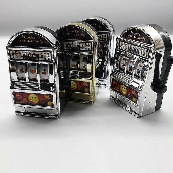 2 st mini-spelautomat barn handhållen lotterimaskin leksaksshaker presentleksak