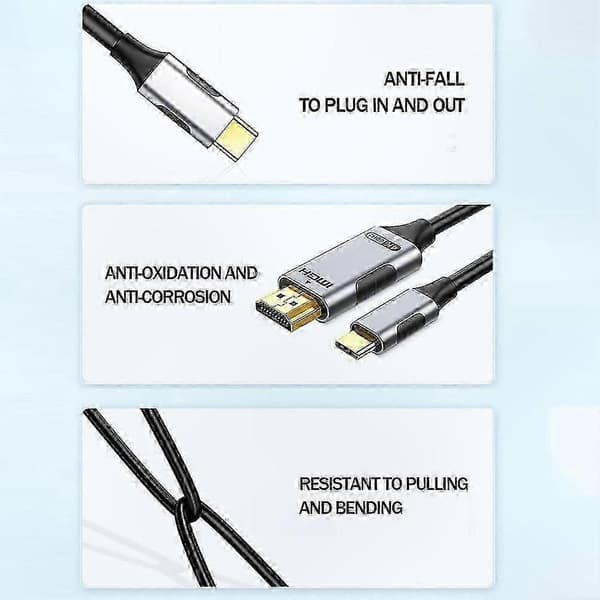USB-C–HDMI-sovitin koti- ja toimistokäyttöön 4K30HZ
