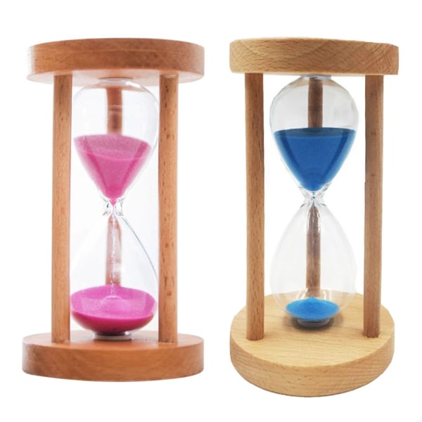 10/15/30 minuters timglas timglas timer klocka dekoration rosa 30 min