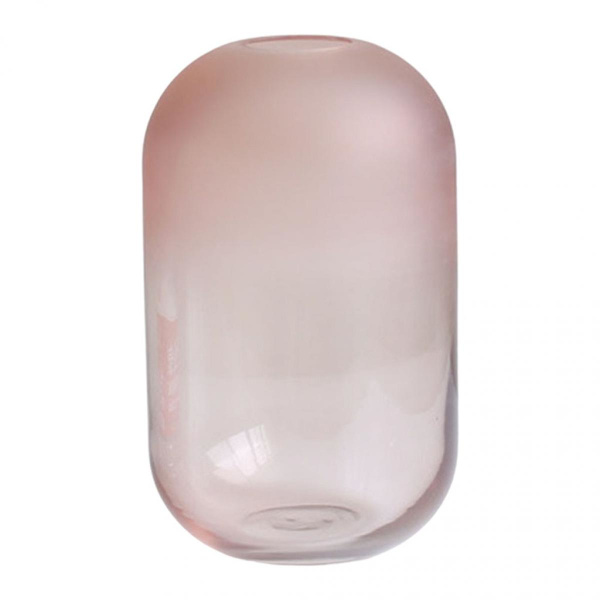 Konstglas Vas Bord Växtbehållare Hållare Bröllop Heminredning Rosa Liten B