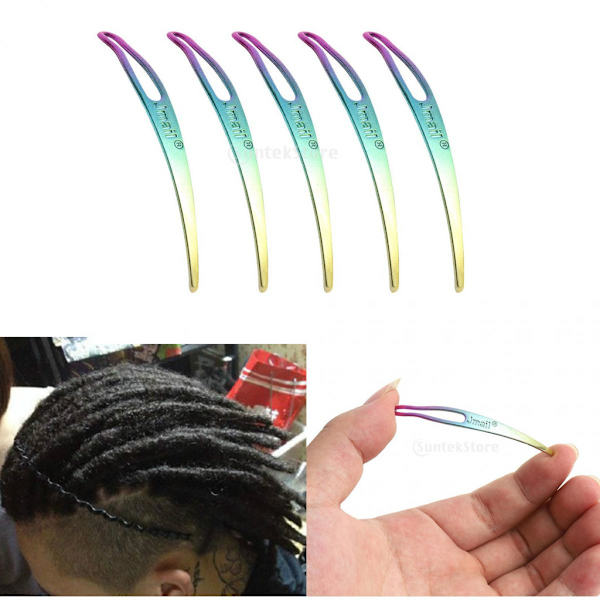 Pack Låsverktyg Dreadlock Verktygssats Sisterlock Relight Verktyg Easyloc Hårverktyg för att Underhålla Dina Dreadlocks
